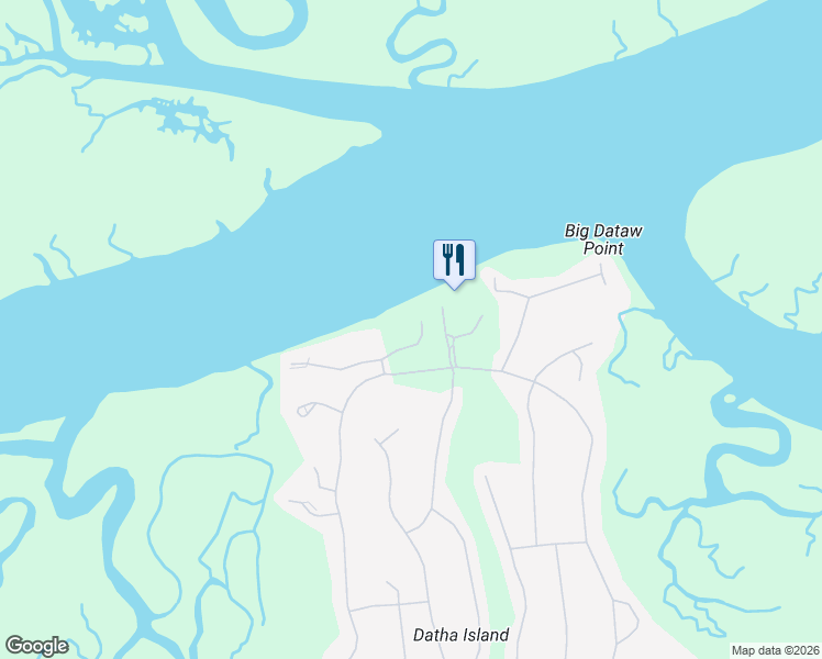 map of restaurants, bars, coffee shops, grocery stores, and more near 34 Sparrow Nest Point in Saint Helena Island