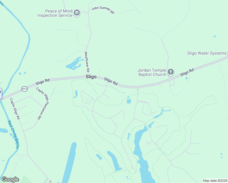 map of restaurants, bars, coffee shops, grocery stores, and more near 13 Fair Oaks Drive in Haughton