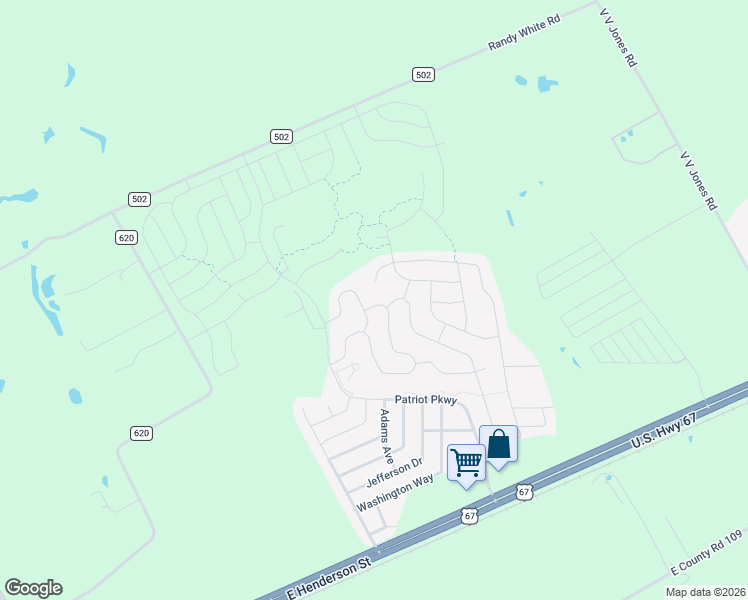 map of restaurants, bars, coffee shops, grocery stores, and more near 215 Kennedy Drive in Venus