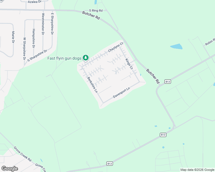 map of restaurants, bars, coffee shops, grocery stores, and more near 117 Thames Circle in Waxahachie