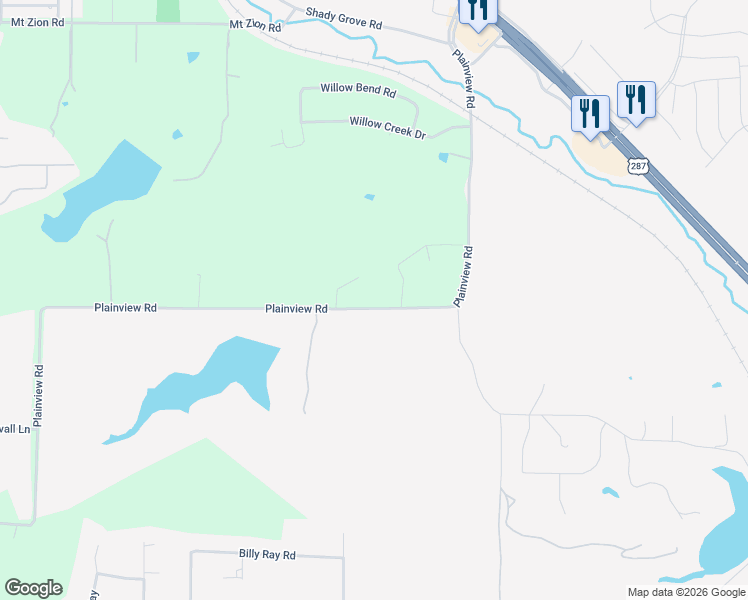 map of restaurants, bars, coffee shops, grocery stores, and more near 3051 Plainview Road in Midlothian