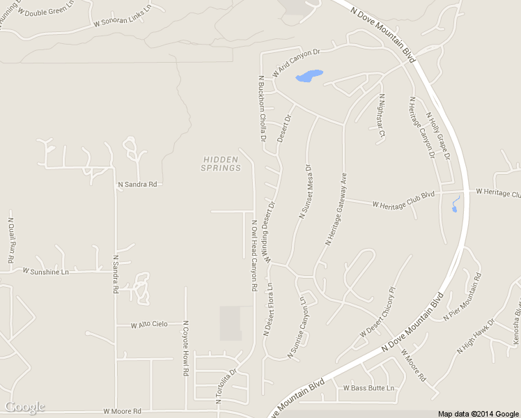 map of restaurants, bars, coffee shops, grocery stores, and more near 5389 West Winding Desert Drive in Marana