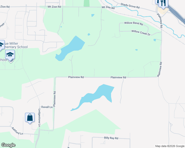map of restaurants, bars, coffee shops, grocery stores, and more near 3291 Cold Water in Midlothian