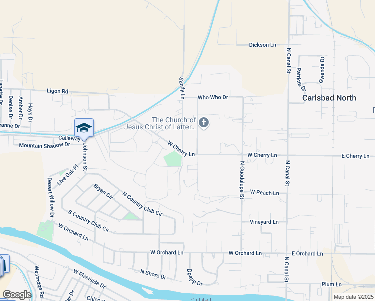 map of restaurants, bars, coffee shops, grocery stores, and more near 1623-1717 North Mesa Street in Carlsbad