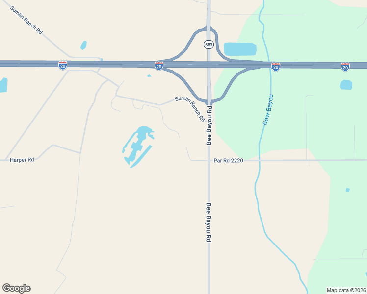 map of restaurants, bars, coffee shops, grocery stores, and more near 52 Bee Bayou Road in Rayville