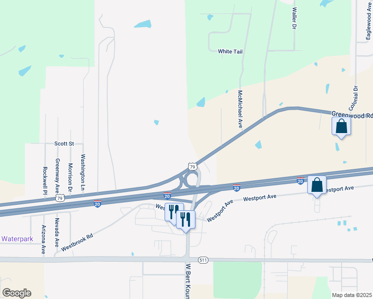 map of restaurants, bars, coffee shops, grocery stores, and more near in Flournoy