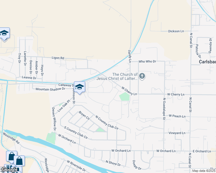 map of restaurants, bars, coffee shops, grocery stores, and more near Unnamed Road in Carlsbad