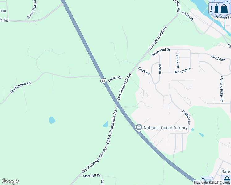 map of restaurants, bars, coffee shops, grocery stores, and more near 712 U.S. 82 in Prattville