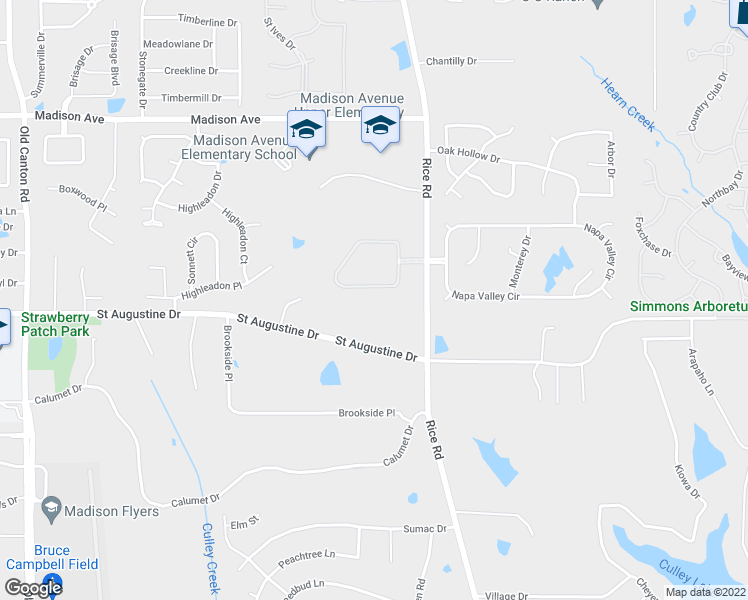 map of restaurants, bars, coffee shops, grocery stores, and more near 27 Eastbrooke Circle in Madison