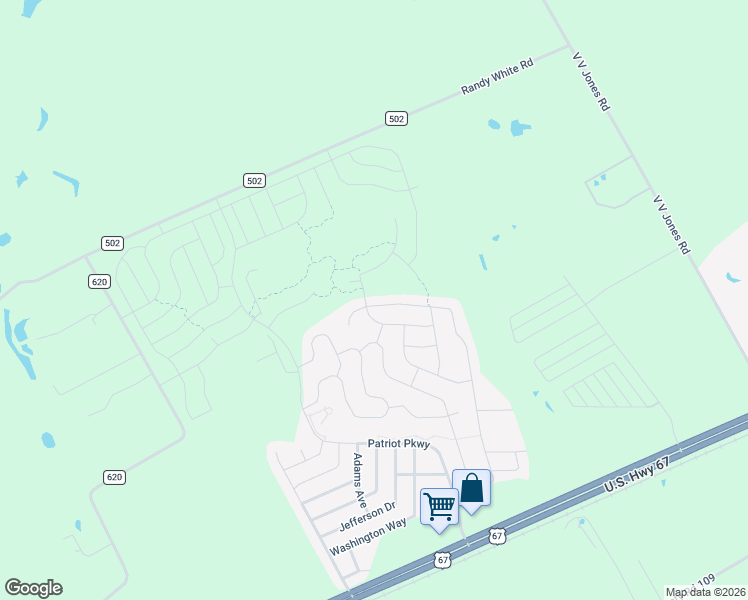 map of restaurants, bars, coffee shops, grocery stores, and more near 137 Bush Drive in Venus
