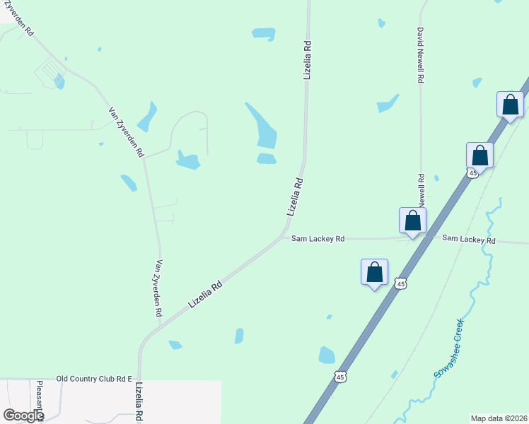 map of restaurants, bars, coffee shops, grocery stores, and more near 7837 Lizelia Road in Meridian