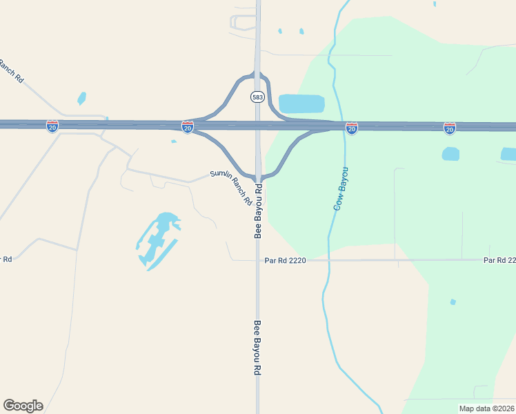 map of restaurants, bars, coffee shops, grocery stores, and more near in Bee Bayou