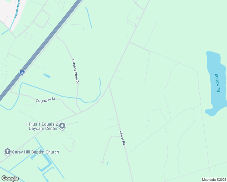 map of restaurants, bars, coffee shops, grocery stores, and more near 61 Glover Road in Ridgeland