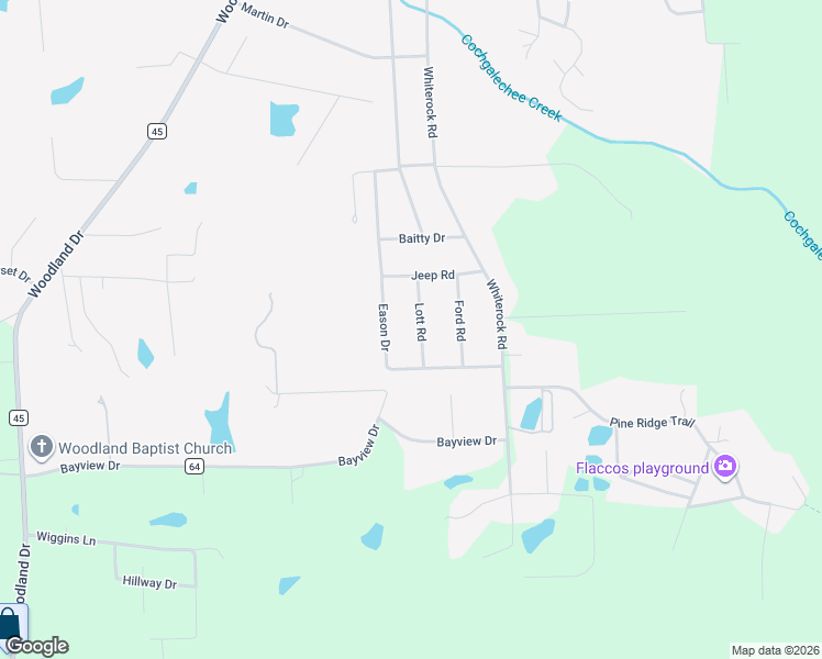 map of restaurants, bars, coffee shops, grocery stores, and more near 12 Lott Road in Phenix City
