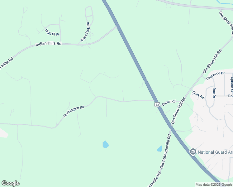 map of restaurants, bars, coffee shops, grocery stores, and more near 1330 Northington Road in Prattville