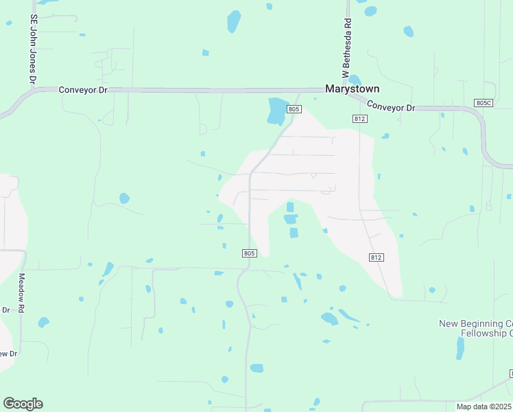 map of restaurants, bars, coffee shops, grocery stores, and more near 5700 County Road 805 in Joshua