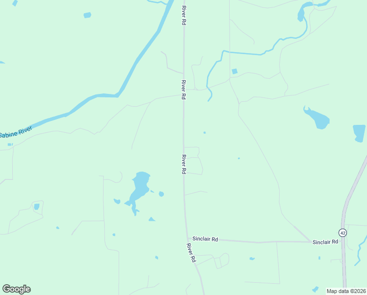 map of restaurants, bars, coffee shops, grocery stores, and more near 2700 River Road in Kilgore