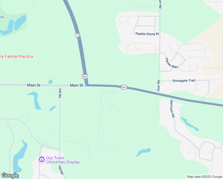 map of restaurants, bars, coffee shops, grocery stores, and more near 108 Ivy Glen Drive in Perry