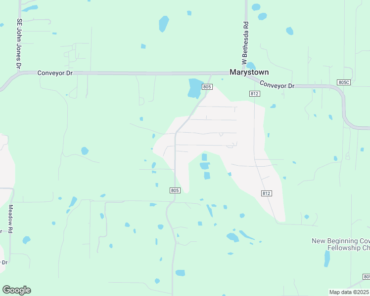map of restaurants, bars, coffee shops, grocery stores, and more near 5700 County Road 805 in Joshua