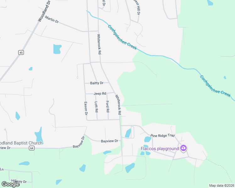 map of restaurants, bars, coffee shops, grocery stores, and more near 104 Whiterock Road in Phenix City