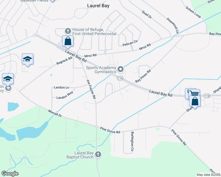 map of restaurants, bars, coffee shops, grocery stores, and more near Burlington Arms in Beaufort
