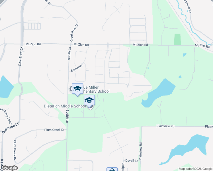 map of restaurants, bars, coffee shops, grocery stores, and more near 2214 Shane Drive in Midlothian