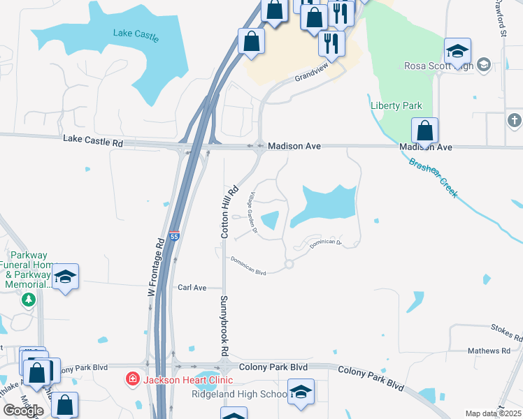 map of restaurants, bars, coffee shops, grocery stores, and more near 242-268 Dominican Drive in Madison