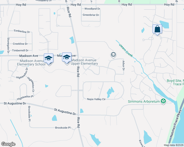 map of restaurants, bars, coffee shops, grocery stores, and more near 412 Autumn Oak Drive in Madison