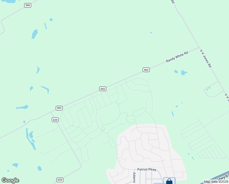 map of restaurants, bars, coffee shops, grocery stores, and more near County Road 502 in Venus