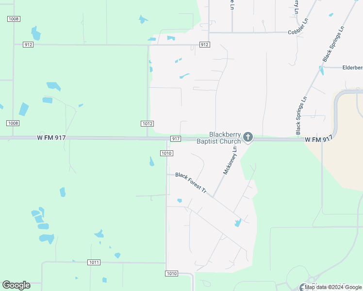 map of restaurants, bars, coffee shops, grocery stores, and more near 4341 Farm to Market Road 917 in Joshua