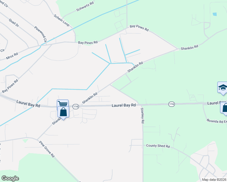 map of restaurants, bars, coffee shops, grocery stores, and more near 7 Stanley Road in Beaufort