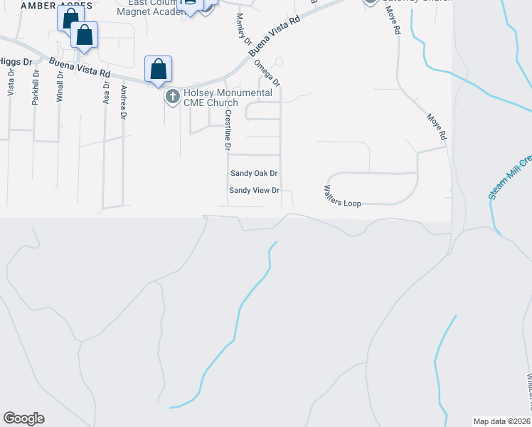 map of restaurants, bars, coffee shops, grocery stores, and more near 709 Omega Drive in Columbus