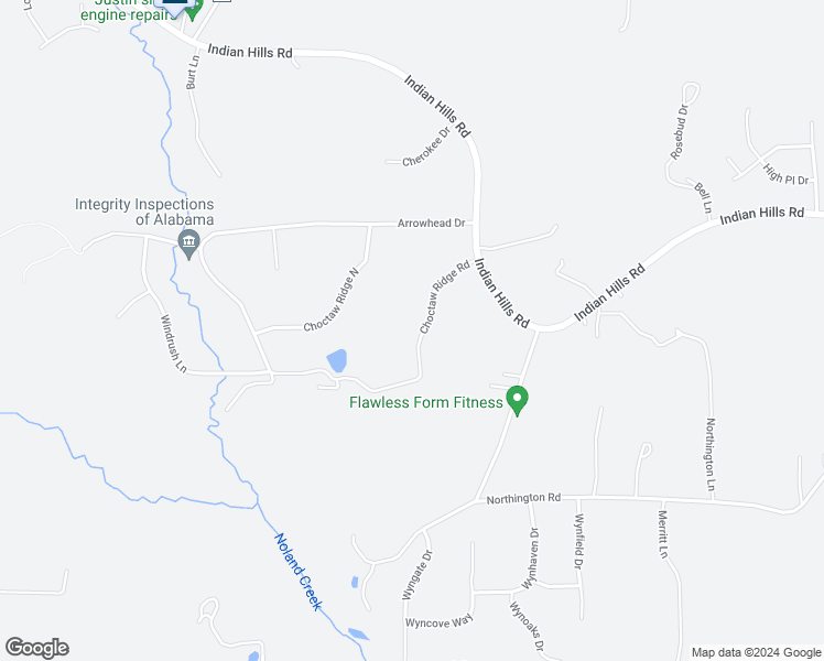 map of restaurants, bars, coffee shops, grocery stores, and more near 1077 Choctaw Ridge Road in Prattville