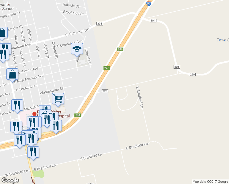 map of restaurants, bars, coffee shops, grocery stores, and more near 102 Wildwood Road in Sweetwater