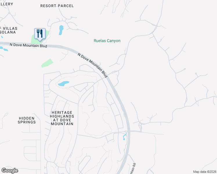 map of restaurants, bars, coffee shops, grocery stores, and more near 13720 North Holly Grape Drive in Marana