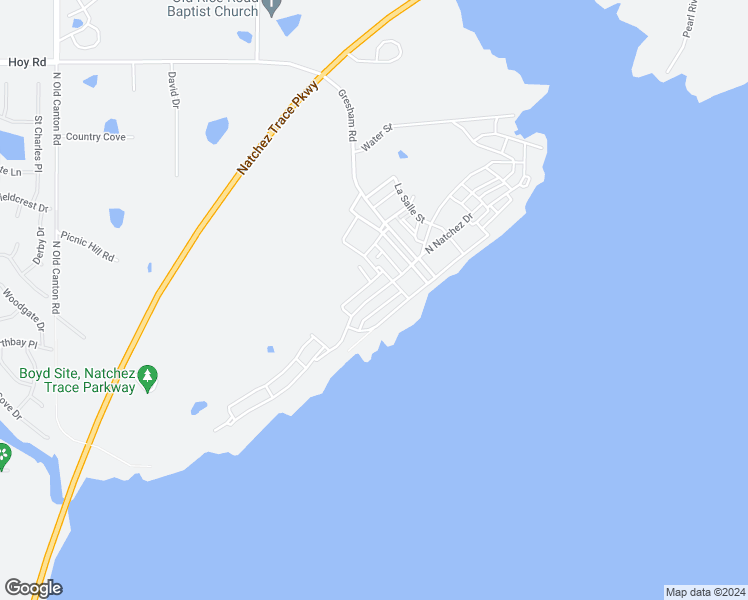 map of restaurants, bars, coffee shops, grocery stores, and more near 157 North Natchez Drive in Madison