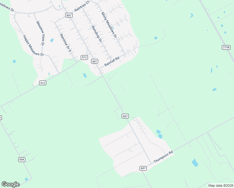 map of restaurants, bars, coffee shops, grocery stores, and more near 2916 County Road 607 in Alvarado