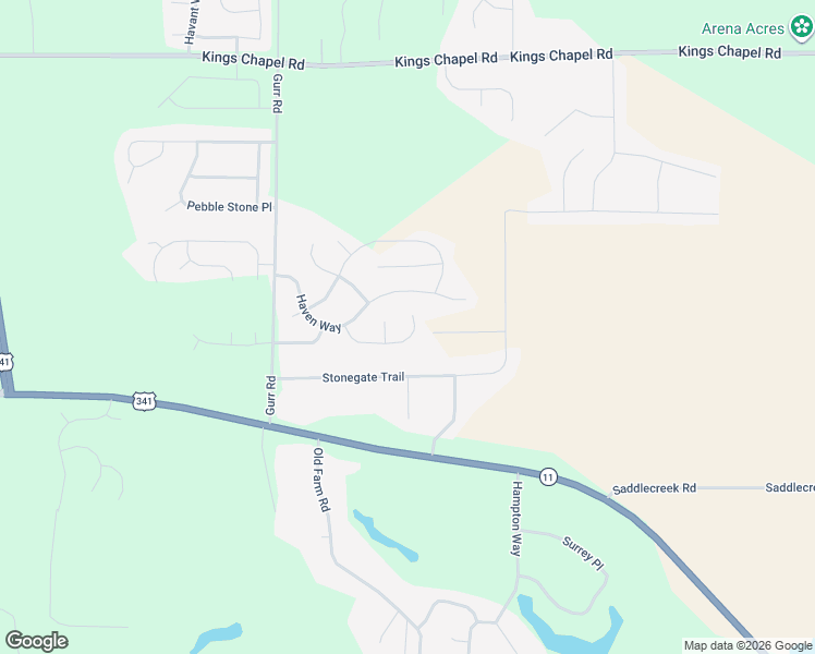 map of restaurants, bars, coffee shops, grocery stores, and more near 216 Winsted Court in Perry