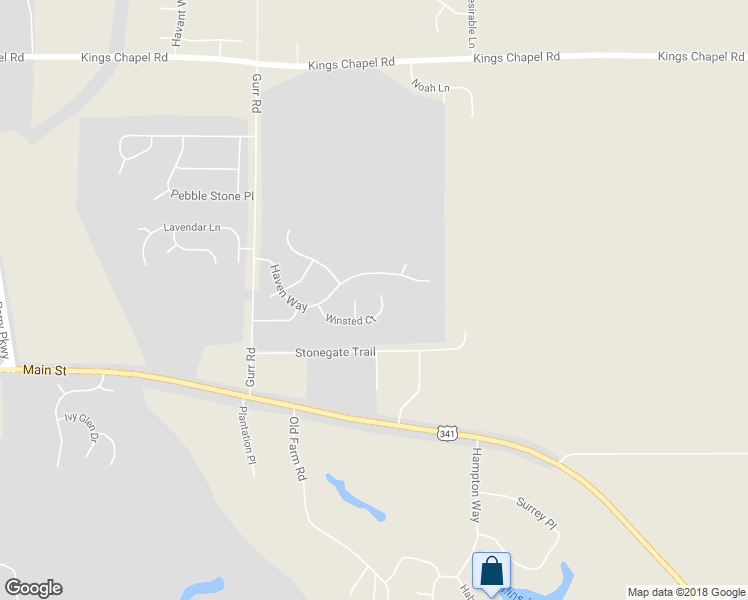 map of restaurants, bars, coffee shops, grocery stores, and more near 216 Winsted Court in Perry