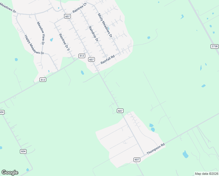 map of restaurants, bars, coffee shops, grocery stores, and more near 2916 County Road 607 in Alvarado