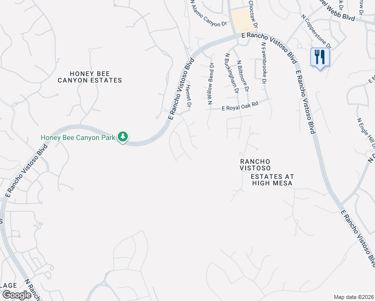 map of restaurants, bars, coffee shops, grocery stores, and more near 13836 Silvercreek Place in Oro Valley