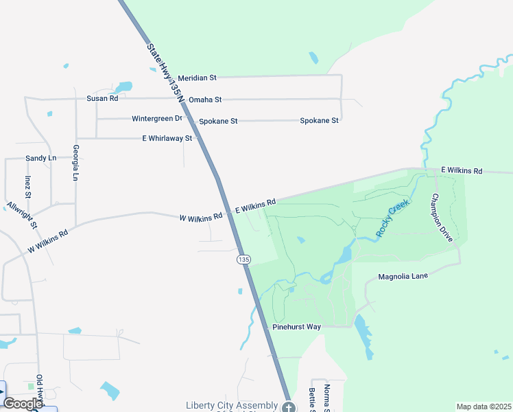 map of restaurants, bars, coffee shops, grocery stores, and more near 178 East Wilkins Road in Gladewater