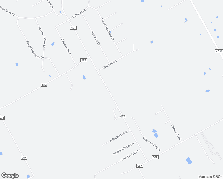 map of restaurants, bars, coffee shops, grocery stores, and more near 3000 County Road 607 in Alvarado