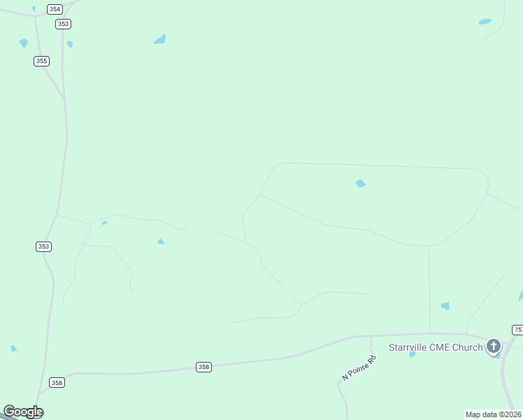 map of restaurants, bars, coffee shops, grocery stores, and more near 16975 Ridgeline Loop in Smith County