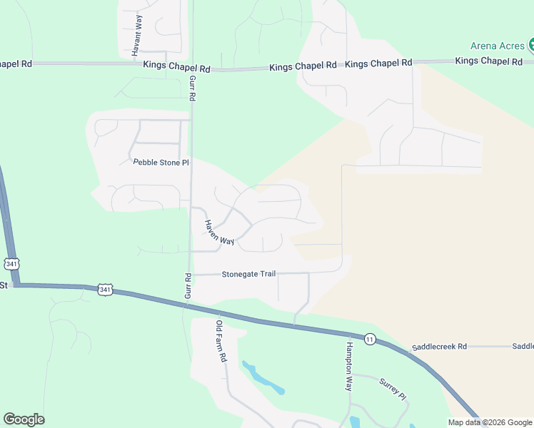 map of restaurants, bars, coffee shops, grocery stores, and more near 314 Haven Way in Perry