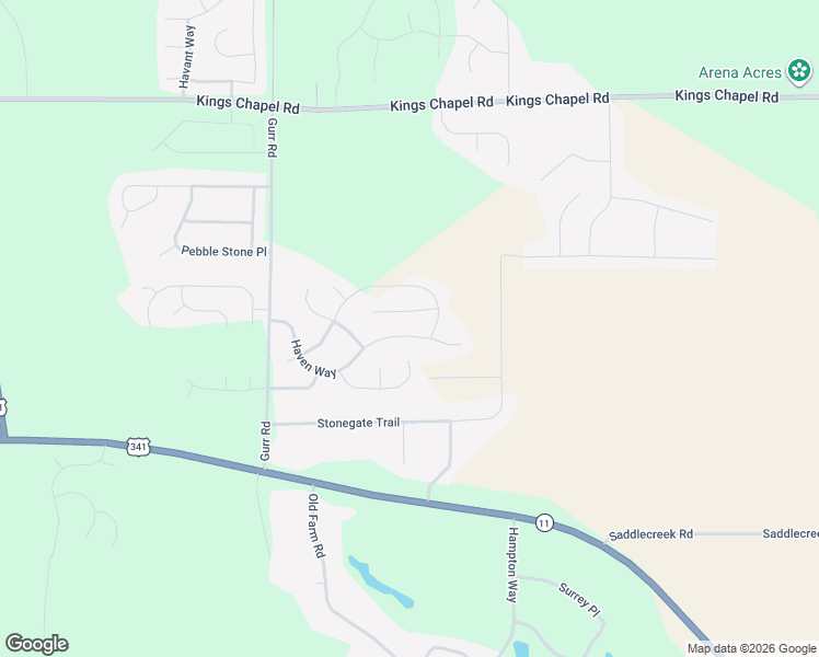 map of restaurants, bars, coffee shops, grocery stores, and more near 316 Haven Way in Perry