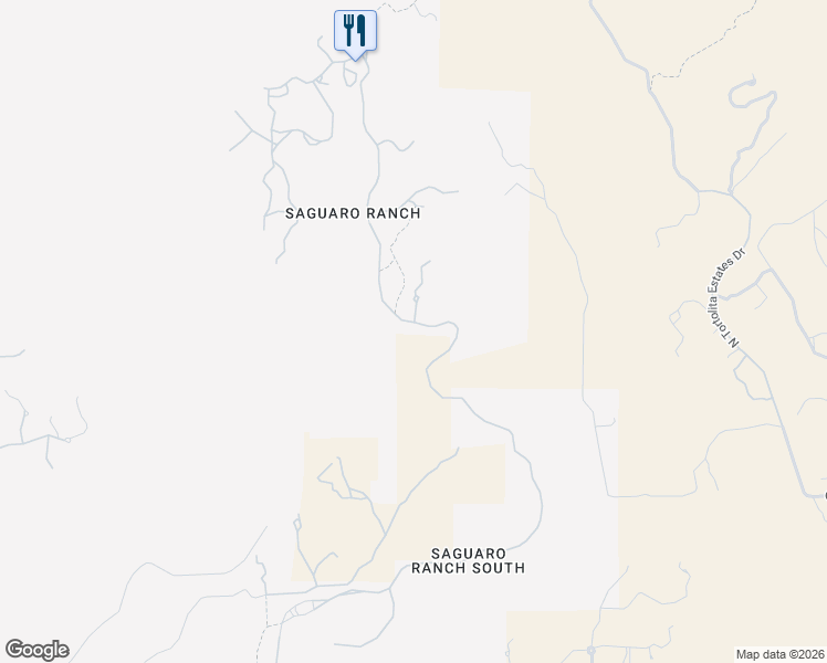 map of restaurants, bars, coffee shops, grocery stores, and more near 13935 North Old Ranch House Road in Marana
