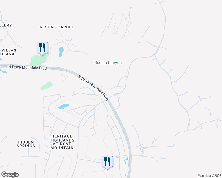 map of restaurants, bars, coffee shops, grocery stores, and more near 6091 West Dove Nest Place in Marana