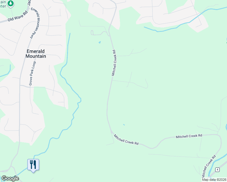 map of restaurants, bars, coffee shops, grocery stores, and more near 1758 Mitchell Creek Road in Wetumpka
