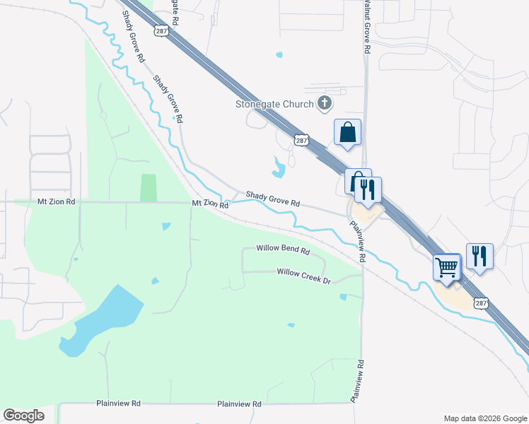 map of restaurants, bars, coffee shops, grocery stores, and more near 3650 Mount Zion Road in Midlothian